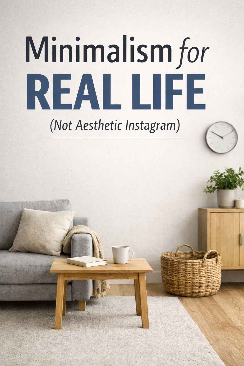 Minimalism for Real Life Not Aesthetic Instagram
